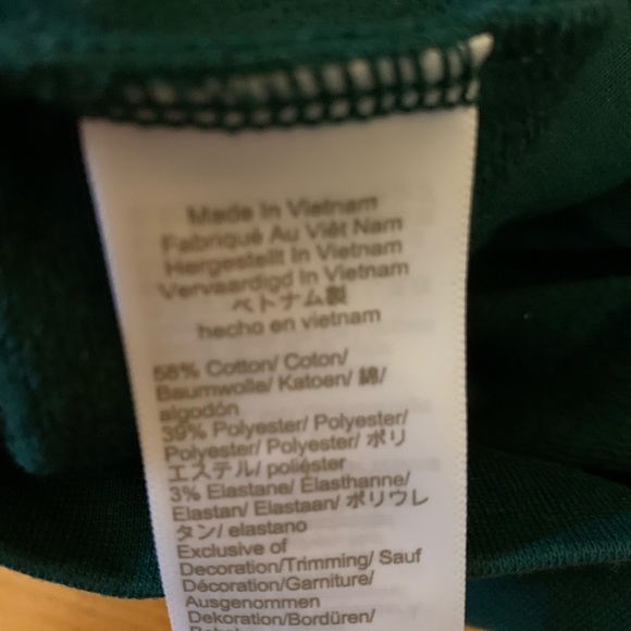 J. Crew Teal Ruffle-Shoulder Sweater - Picture 5 of 7